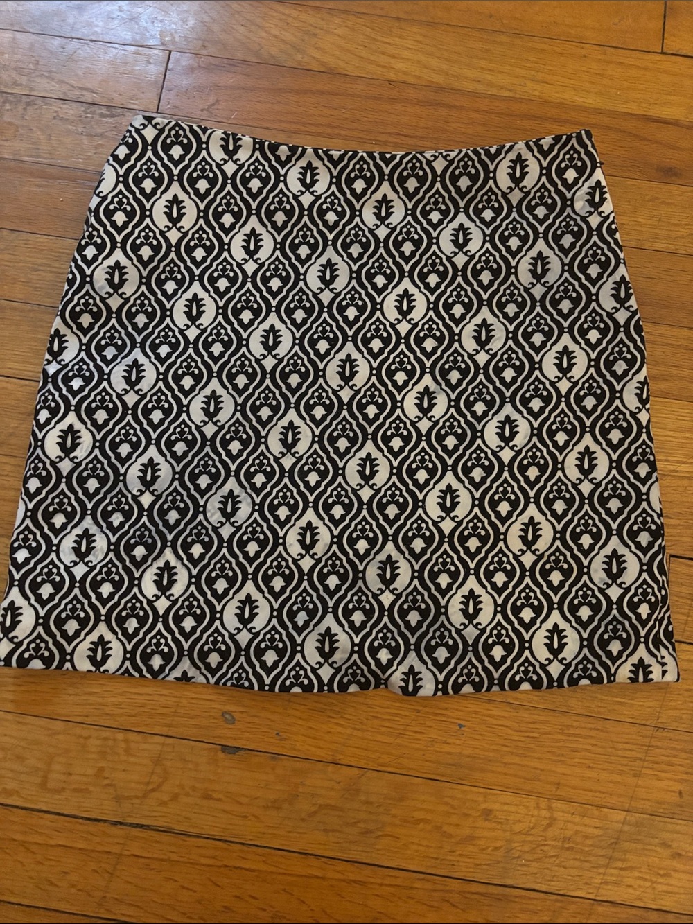 INC International Concepts Black and White Mini Skirt
